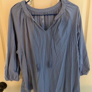 Croft & Barrow Light Blue Blouse